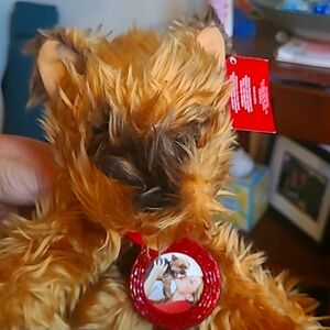 2003 Victoria's Secret Lucy Yorkshire Terrier Plush Realistic Yorkie Dog